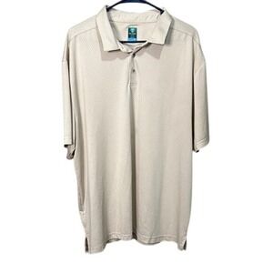 Pro Tour XXL‎ Golf Polo Shirt Coolplay Moisture Wicking Tan Short Sleeve